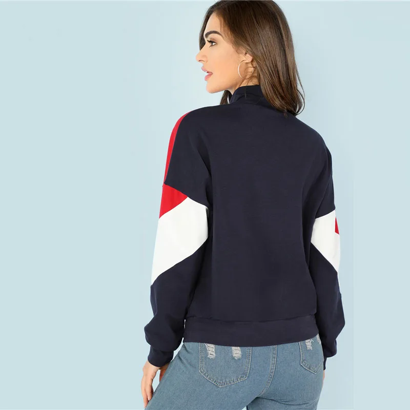 SHEIN-Multicolor-Minimalist-O-Ring-Zip-Front-Cut-And-Sew-Stand-Neck-Raglan-Sleeve-Sweatshirt (1)