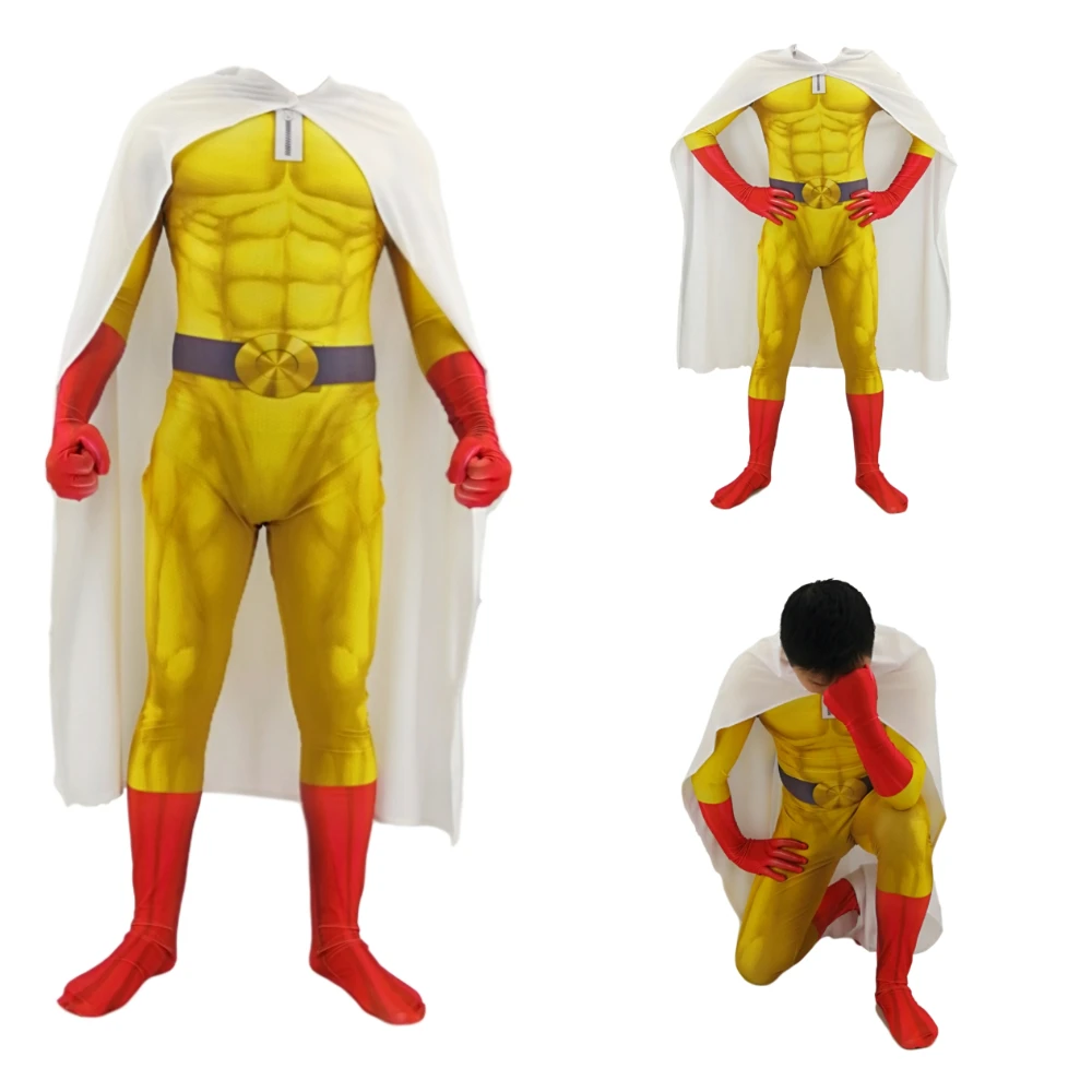 3D printing men ONE PUNCH MAN Cosplay Costume Spiderman Zentai Superhero Bodysuit Suit Jumpsuits
3D printing men ONE PUNCH MAN Cosplay Costume Spiderman Zentai Superhero Bodysuit Suit Jumpsuits