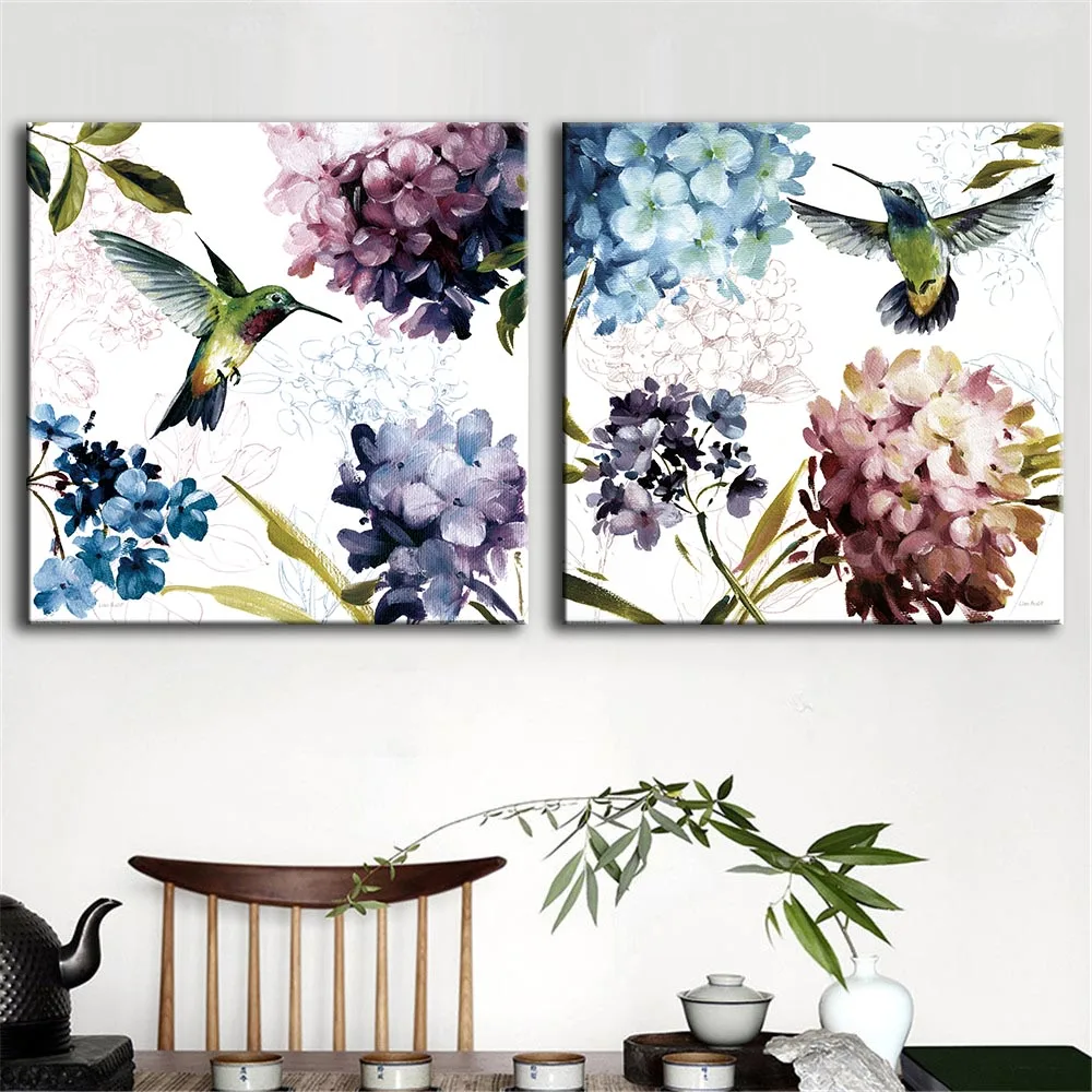 2 PCS/Set Flower Painting Canvas Printings Abstract Hydrangea and Bird Wall Art Decorative Picture for Living Room Home Decor
2 PCS/Set Flower Painting Canvas Printings Abstract Hydrangea and Bird Wall Art Decorative Picture for Living Room Home Decor