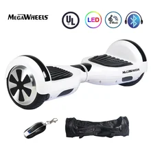 

Hoverboard Megawheels 6.5" Self Balancing Electric Scooter 2 Wheels Overboard Rideable Skateboard LED Lights Free Shipping White