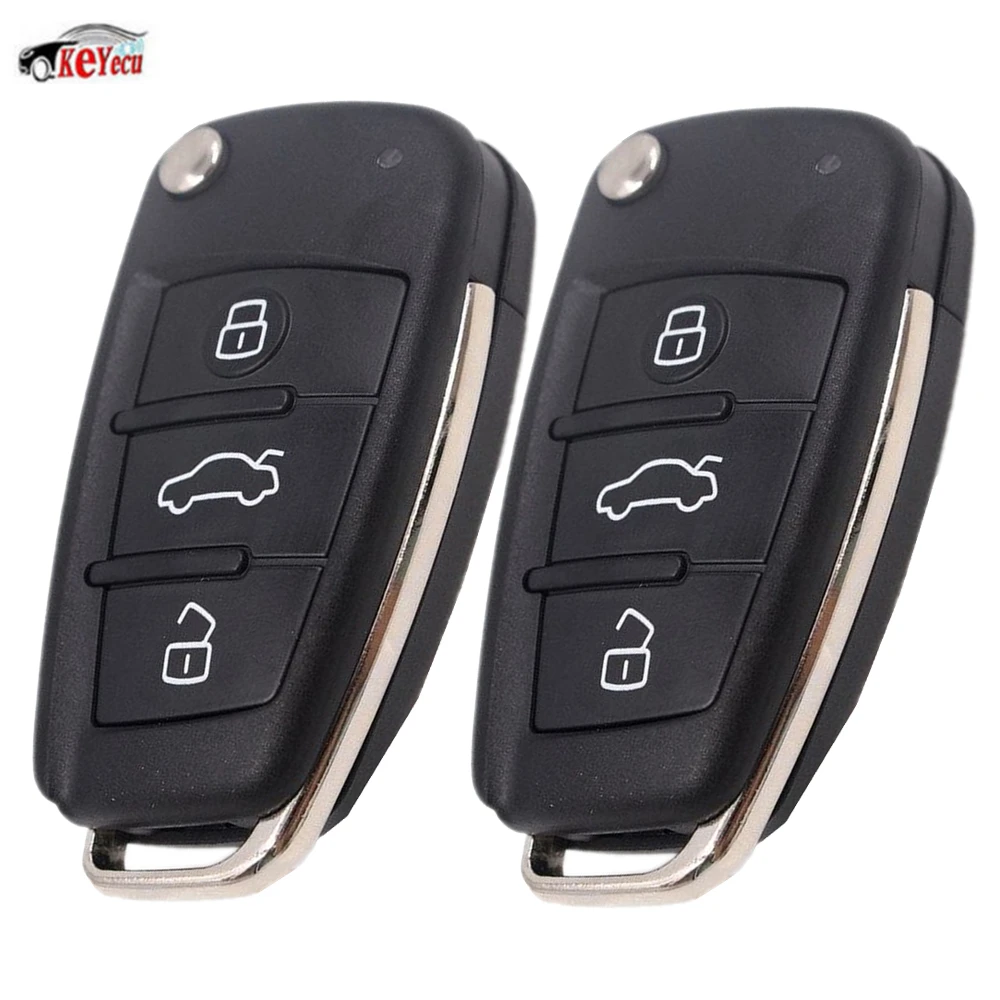 KEYECU 2 Pcs/lot New Replacement Upgraded Folding Remote Car Key Fob 433MHz ID46 Chip for Hyundai H1 in ZA P/N 95431-4H300
KEYECU 2 Pcs/lot New Replacement Upgraded Folding Remote Car Key Fob 433MHz ID46 Chip for Hyundai H1 in ZA P/N 95431-4H300
