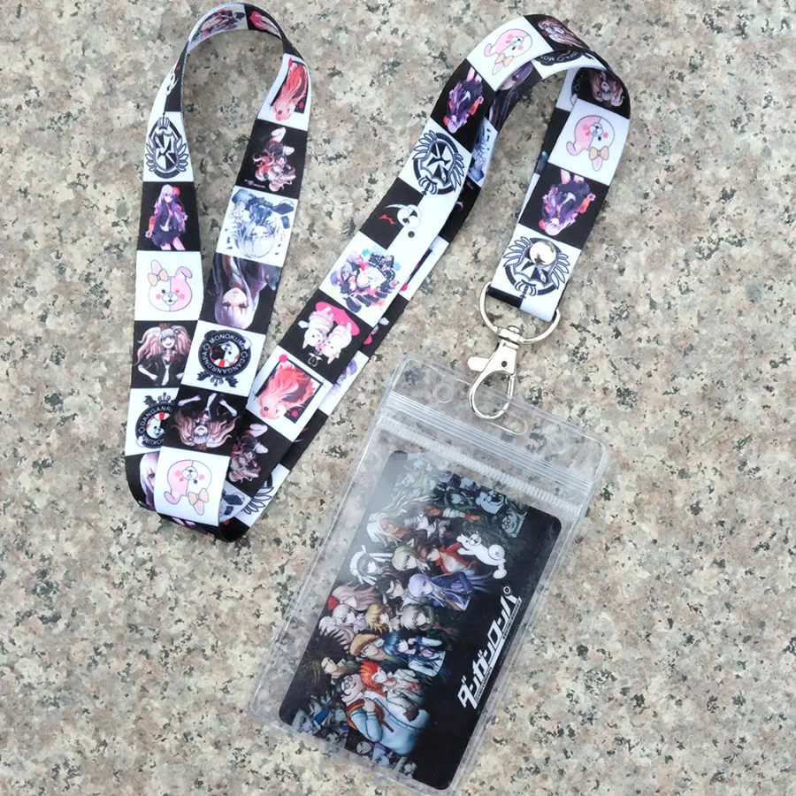 Danganronpa Monokuma Ouma Phone Rope Strap Lariat Lanyard Keychain+ID Credit Card Holder Plastic Protector Case Cover Sleeves
Danganronpa Monokuma Ouma Phone Rope Strap Lariat Lanyard Keychain+ID Credit Card Holder Plastic Protector Case Cover Sleeves