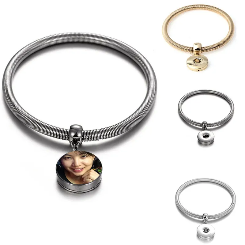 button bracelet for dye sublimation fashion Elastic force bracelets jewelry hot transfer printing customized consumables
button bracelet for dye sublimation fashion Elastic force bracelets jewelry hot transfer printing customized consumables