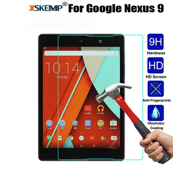 XSKEMP 0.3mm Tempered Glass For Google Nexus 9 Tablet Anti-Explosion 9H Hardness Screen Protector Tablet Protective Film Guard
XSKEMP 0.3mm Tempered Glass For Google Nexus 9 Tablet Anti-Explosion 9H Hardness Screen Protector Tablet Protective Film Guard
