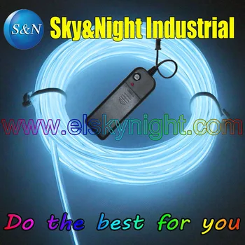 White Color-5M Flexible Neon Light EL Wire Rope Tube with Controller +Free Shipping
White Color-5M Flexible Neon Light EL Wire Rope Tube with Controller +Free Shipping