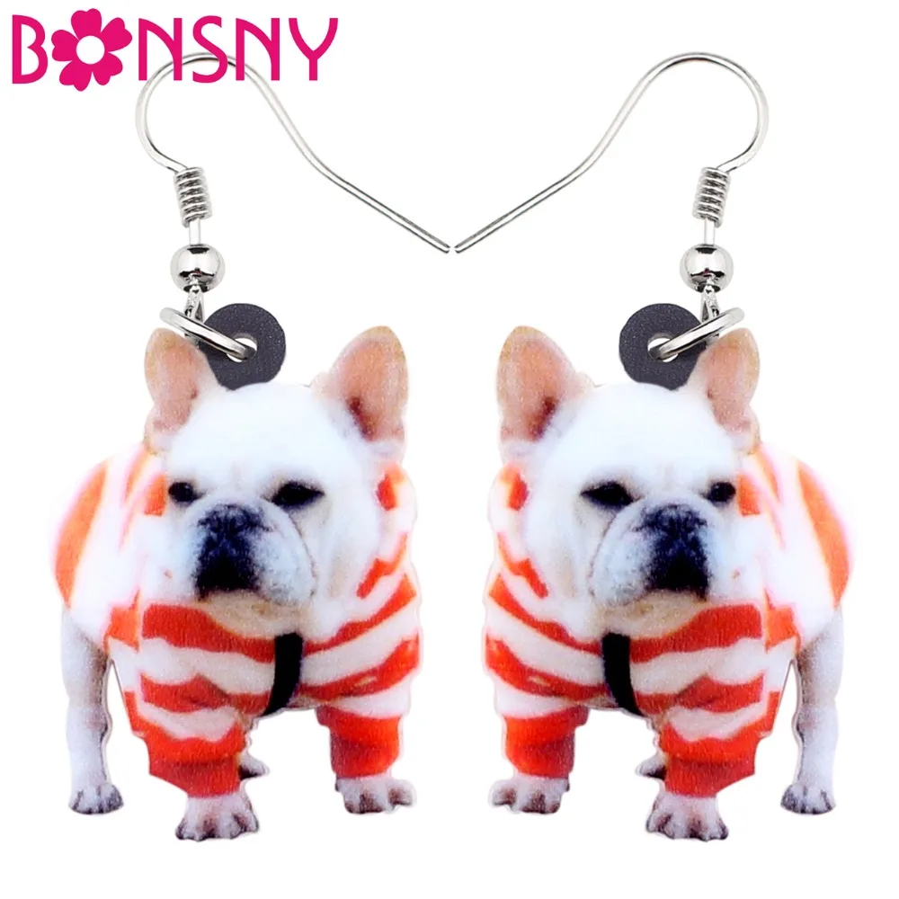 Bonsny Acrylic Sweet French Bulldog Terrier Dog Earrings Big Long Dangle Drop Animal Jewelry For Women Girl Ladies Kid Gift Bulk
Bonsny Acrylic Sweet French Bulldog Terrier Dog Earrings Big Long Dangle Drop Animal Jewelry For Women Girl Ladies Kid Gift Bulk