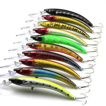 10PCS/Lot 15.5cm 15.3g Fishing Lure Big Minnow Crankbait iscas artificiais para pesca Bass Trolling Bait lures fishing tackle
10PCS/Lot 15.5cm 15.3g Fishing Lure Big Minnow Crankbait iscas artificiais para pesca Bass Trolling Bait lures fishing tackle
