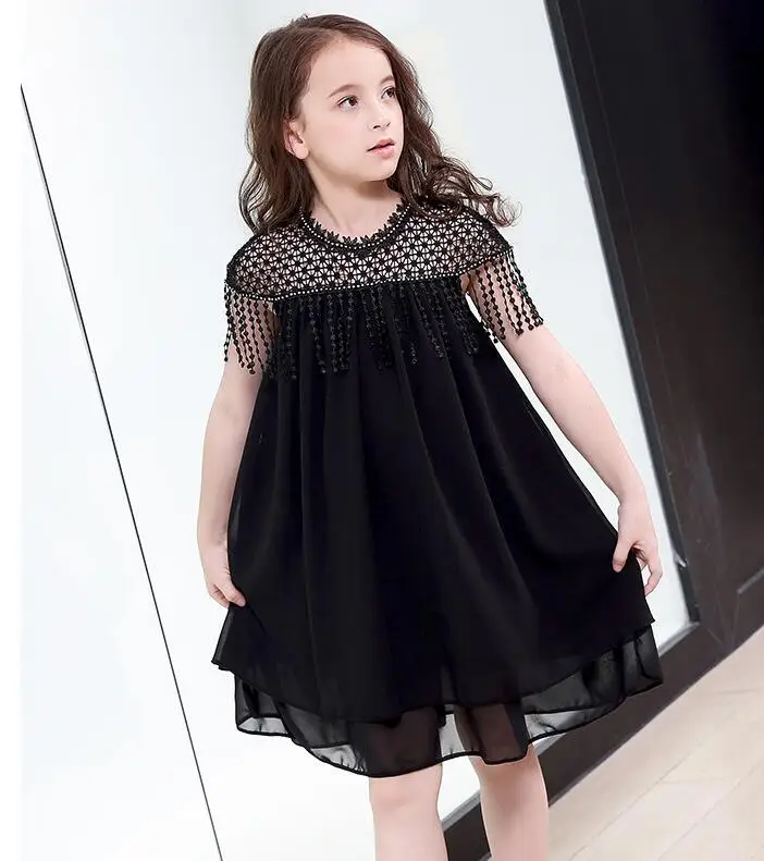 Big Girl Dress 2019 Summer Girls Fashion Black Tassel Chiffon Party Tutu Dresses Teens Girl Dress Costumes For Children
Big Girl Dress 2019 Summer Girls Fashion Black Tassel Chiffon Party Tutu Dresses Teens Girl Dress Costumes For Children