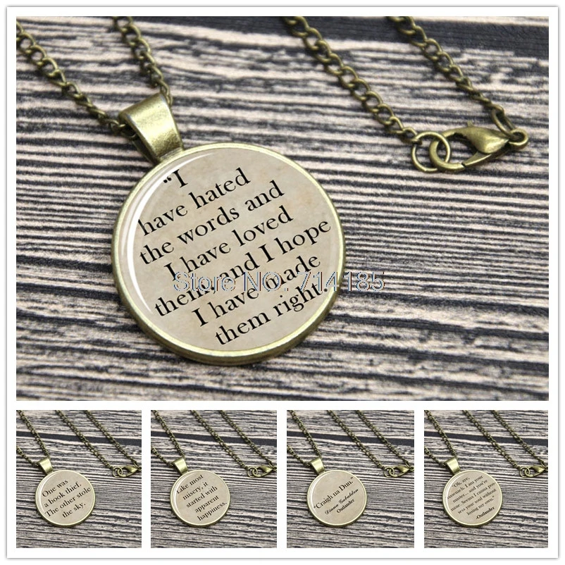 The Book Thief Quote Necklace Keyring Outlander Markus Zusak Diana abaldon The Perks of Being a Wallflower keychain
The Book Thief Quote Necklace Keyring Outlander Markus Zusak Diana abaldon The Perks of Being a Wallflower keychain