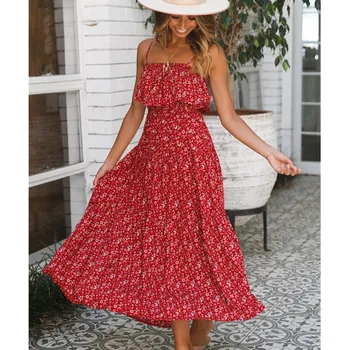 Women Sexy Loose Boho Floral Midi Long Dress Ladies Sleeveless Summer Evening Party Beach Slit Split Sundress 2019 New
Women Sexy Loose Boho Floral Midi Long Dress Ladies Sleeveless Summer Evening Party Beach Slit Split Sundress 2019 New