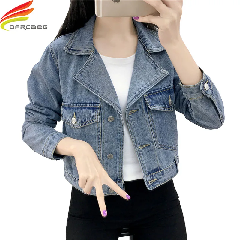 Short Denim Jacket Women 2019 Casual Blue Slim Pockets Button Single Breasted Female Jeans Jackets Coat Women chaqueta mujer
Short Denim Jacket Women 2019 Casual Blue Slim Pockets Button Single Breasted Female Jeans Jackets Coat Women chaqueta mujer