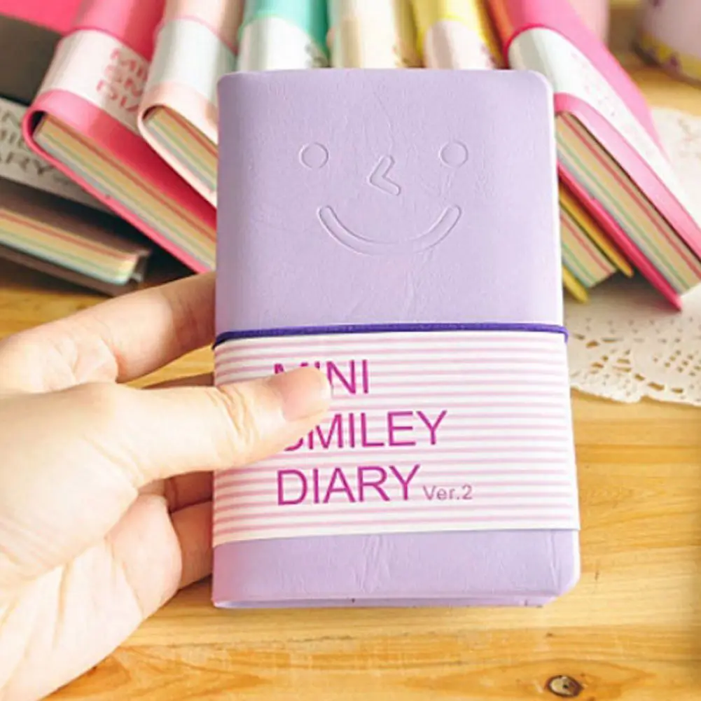Mini PU Leather Smile Face School Notebook Record at hand Cute Portable Journal Diary For Kids Boys Girls
Mini PU Leather Smile Face School Notebook Record at hand Cute Portable Journal Diary For Kids Boys Girls