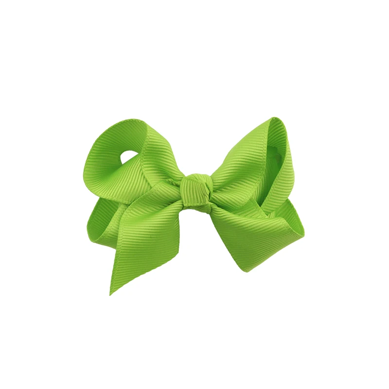 Colourful Bow Clip Boutique Hair Bows For Girls Kids Children Girls Hair Clips Grosgrain Ribbon Bows (8)
