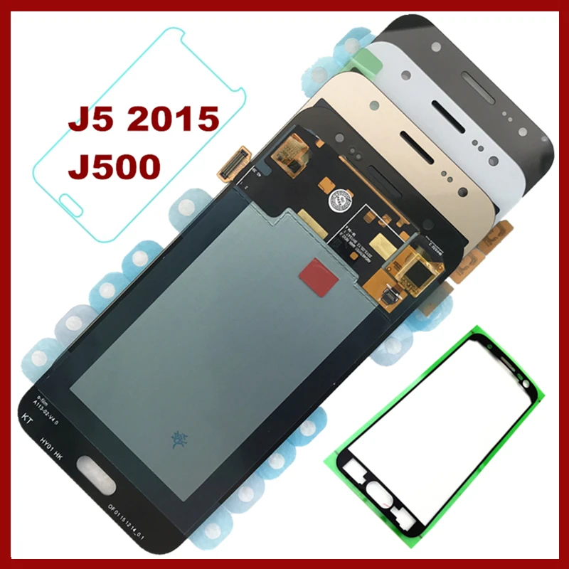 5.0'' AMOLED LCD for SAMSUNG Galaxy J5 2015 J500 LCD Display J500H J500FN J500F J500M SM-J500F Touch Screen Digitizer Assembly
5.0'' AMOLED LCD for SAMSUNG Galaxy J5 2015 J500 LCD Display J500H J500FN J500F J500M SM-J500F Touch Screen Digitizer Assembly