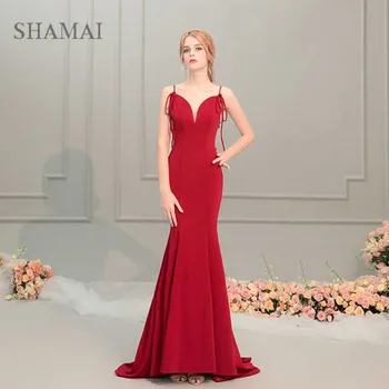 SHAMAI Sexy Mermaid Prom Dress 2019 Dark Red Bride Banquet Elegant High Quality Party Prom Dress Robe De Soiree Free Shipping
SHAMAI Sexy Mermaid Prom Dress 2019 Dark Red Bride Banquet Elegant High Quality Party Prom Dress Robe De Soiree Free Shipping