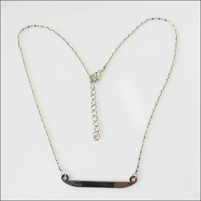New 2Pcs Dull Silver Plated Cords Strings Chains Necklace Fit Slide Letter Bead/Charm 42cm+5mm
New 2Pcs Dull Silver Plated Cords Strings Chains Necklace Fit Slide Letter Bead/Charm 42cm+5mm