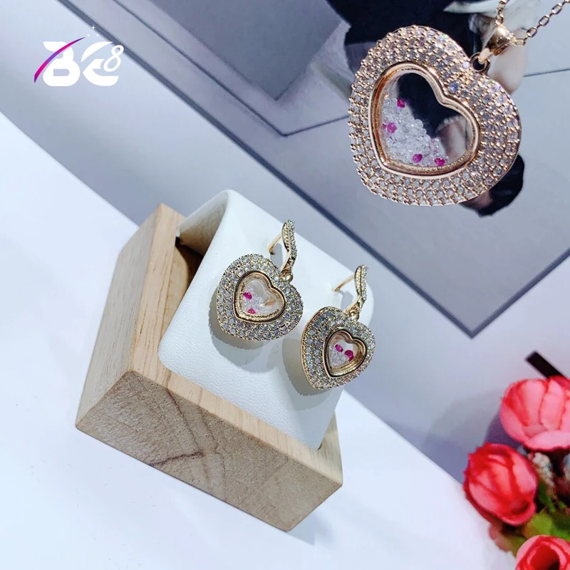 Be 8 New Luxurious Jewelry Set Bridal Wedding Accessories Micro Paved CZ Love Heart Shape Earrings Necklace for Women S385
Be 8 New Luxurious Jewelry Set Bridal Wedding Accessories Micro Paved CZ Love Heart Shape Earrings Necklace for Women S385