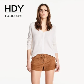 HDY Haoduoyi 2019 New Fashion Simple Women Lady Temperament V Collar Solid Color Sweet Cute Series Long Sleeve Pullover Sweater
HDY Haoduoyi 2019 New Fashion Simple Women Lady Temperament V Collar Solid Color Sweet Cute Series Long Sleeve Pullover Sweater