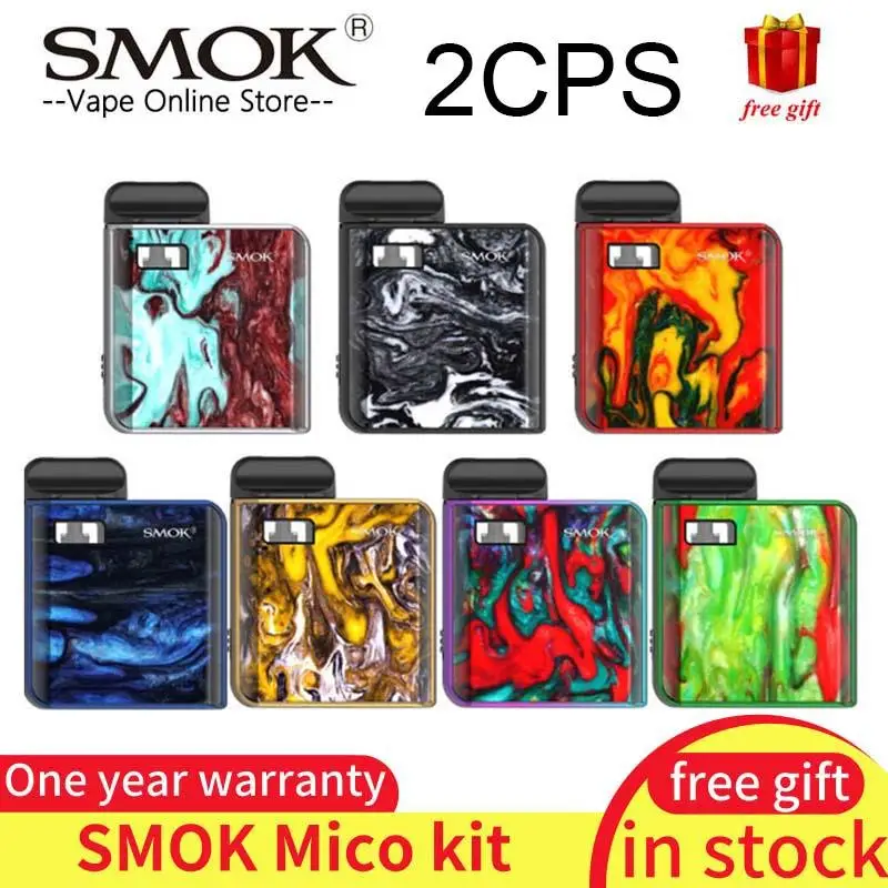 2pcs SMOK Mico kit with 700mAh built-in battery pod vape MTL vaping pod Electronic Cigarette 1.7ml pod system kit
2pcs SMOK Mico kit with 700mAh built-in battery pod vape MTL vaping pod Electronic Cigarette 1.7ml pod system kit