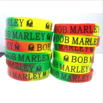 New 48pcs mixed lot Bob Marley Silicone bracelets red green yellow Rasta Jamaica Reggae trendy wristband men women and unisex
New 48pcs mixed lot Bob Marley Silicone bracelets red green yellow Rasta Jamaica Reggae trendy wristband men women and unisex