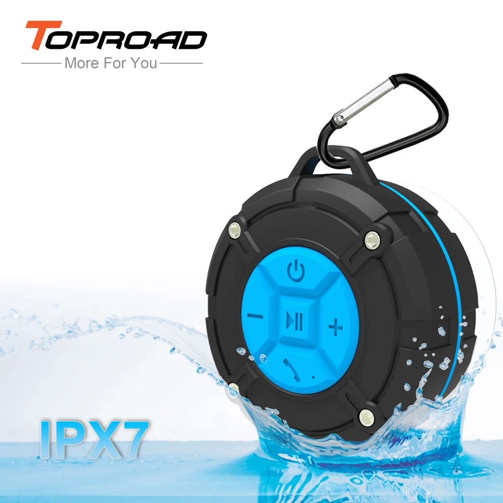 TOPROAD IPX7 Waterproof Bluetooth Speaker Outdoor Sports Portable Bass Sound Box Suction Cup Handsfree MIC Altavoz for Phones
TOPROAD IPX7 Waterproof Bluetooth Speaker Outdoor Sports Portable Bass Sound Box Suction Cup Handsfree MIC Altavoz for Phones