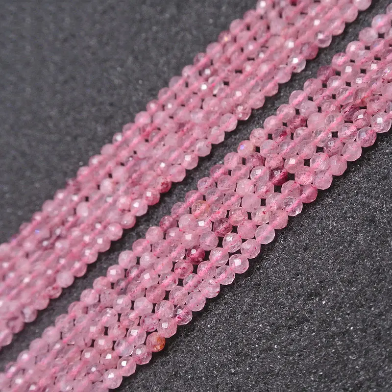2x3mm Natural Cherry Quartz Stone Beads Faceted Rondelle Spacer DIY Loose Beads For Jewelry Making beads Accessories 15'' Gift
2x3mm Natural Cherry Quartz Stone Beads Faceted Rondelle Spacer DIY Loose Beads For Jewelry Making beads Accessories 15'' Gift