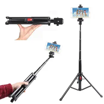 ALLOYSEED Portable Foldable Camera Phone Tripod Stand Selfie Stick Monopod With Bluetooth Shutter Remote Ballhead For iPhone 7 X
ALLOYSEED Portable Foldable Camera Phone Tripod Stand Selfie Stick Monopod With Bluetooth Shutter Remote Ballhead For iPhone 7 X