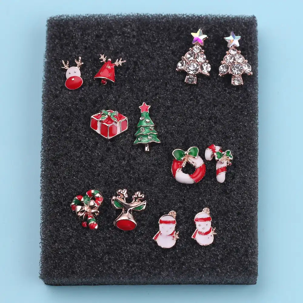 candy gloves christmas decoration gift fashion woman earrings