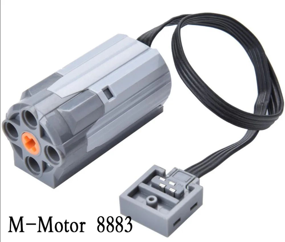 Motor Technic Series 8883 8881 8882 Train Remote Control Battery Box Switch LED Light Power Functions 88000 8879 Technic Motor (11)
