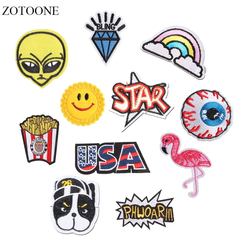 ZOTOONE Alien Flamingo Patch Letter Stickers Diy Iron on Clothes Heat Transfer Applique Embroidered Applications Cloth Fabric G
ZOTOONE Alien Flamingo Patch Letter Stickers Diy Iron on Clothes Heat Transfer Applique Embroidered Applications Cloth Fabric G