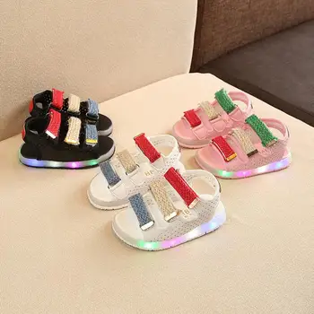 LED Lighted Children Shoes Girls Boys Sport Shoes Anti-slip Soft Bottom Kids Baby Sneaker Casual Flat sandals White Shoes 21-30
LED Lighted Children Shoes Girls Boys Sport Shoes Anti-slip Soft Bottom Kids Baby Sneaker Casual Flat sandals White Shoes 21-30