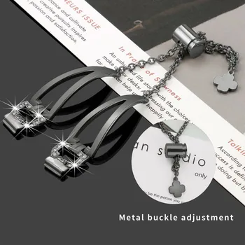 Wristband strap Inspire/inspire HR Stainless Steel Diamond Cutout D-Chain Strap Women's Exquisite Watch Strap Smart Accessories
Wristband strap Inspire/inspire HR Stainless Steel Diamond Cutout D-Chain Strap Women's Exquisite Watch Strap Smart Accessories