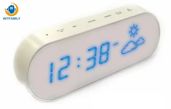 Led Temperature Weather Forecast Alarm Clock Nixie Night Clock Student Bedside Electronic Silent Bedroom Digital Clock with Usb
Led Temperature Weather Forecast Alarm Clock Nixie Night Clock Student Bedside Electronic Silent Bedroom Digital Clock with Usb
