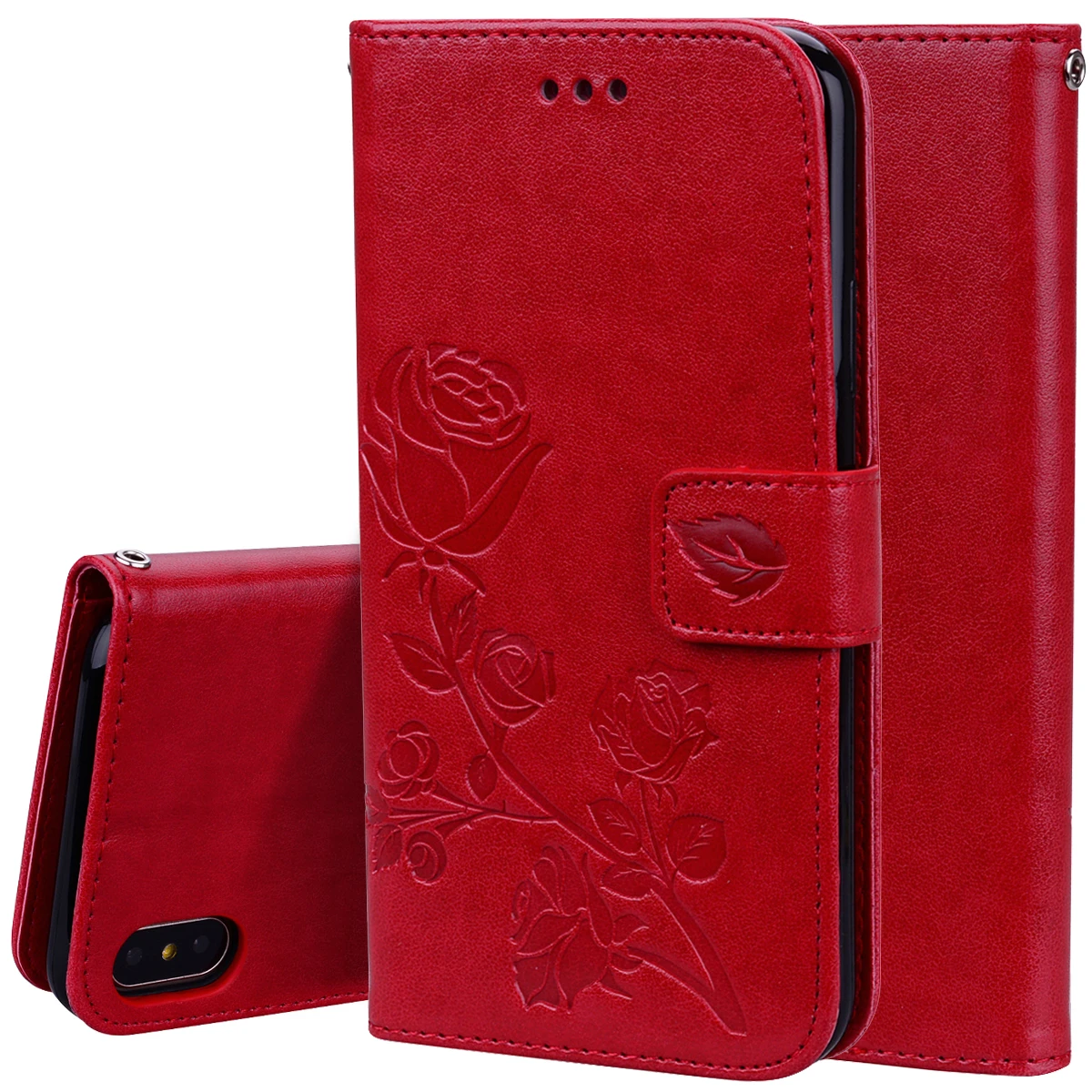 PU Leather Flower Rose Flip Case for iphone X XS MAX 10 XR 7 8 plus Wallet Soft Cover for Apple 5 5s SE 6 6s Full Body Protect
PU Leather Flower Rose Flip Case for iphone X XS MAX 10 XR 7 8 plus Wallet Soft Cover for Apple 5 5s SE 6 6s Full Body Protect