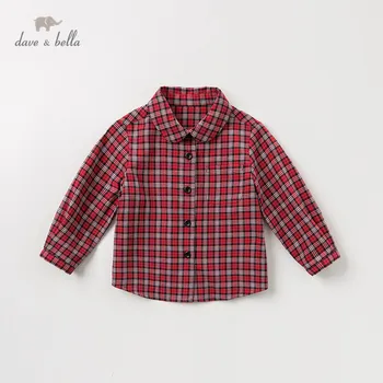 DB11764 dave bella baby boys autumn infant plaid shirt toddler 100% cotton top children tees long sleeve clothes
DB11764 dave bella baby boys autumn infant plaid shirt toddler 100% cotton top children tees long sleeve clothes