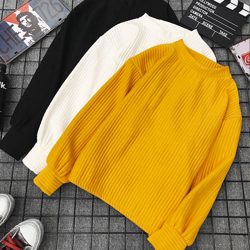 Autumn Winter Harajuku Women Sweatshirt 2019 O-Neck Long Sleeve Pullover Knitted Oversized Hoodie Sweatshirts Casual
Autumn Winter Harajuku Women Sweatshirt 2019 O-Neck Long Sleeve Pullover Knitted Oversized Hoodie Sweatshirts Casual