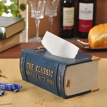 Fashion Vintage Books Style Resin Box Tissue Pumping Box Paper Towel Tube
Fashion Vintage Books Style Resin Box Tissue Pumping Box Paper Towel Tube