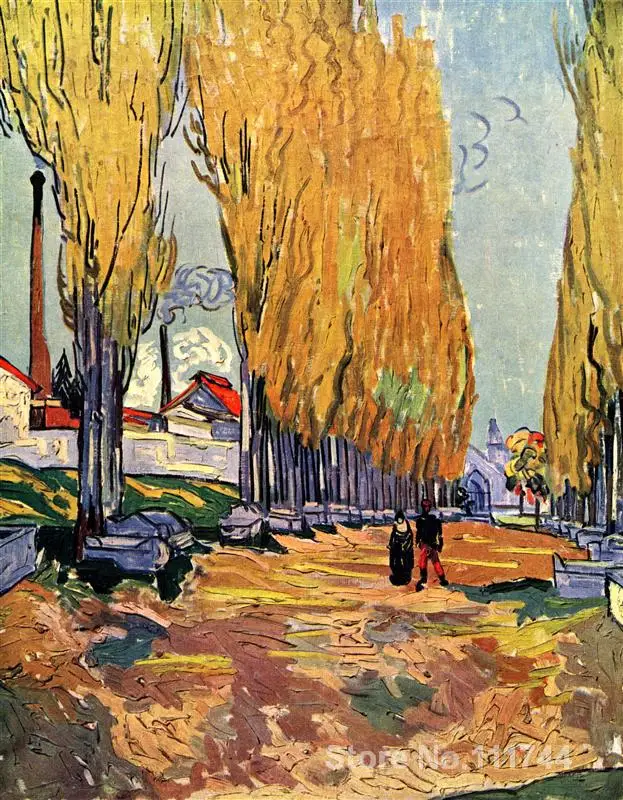 Impressionist painting Les Alyscamps Vincent Van Gogh art home decor Handmade High quality
Impressionist painting Les Alyscamps Vincent Van Gogh art home decor Handmade High quality