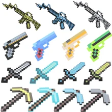 New Minecraft Toys Minecraft Sword Gun Pick Axe Weapon Props Game Model Kids Gift Toys for Children #E
New Minecraft Toys Minecraft Sword Gun Pick Axe Weapon Props Game Model Kids Gift Toys for Children #E