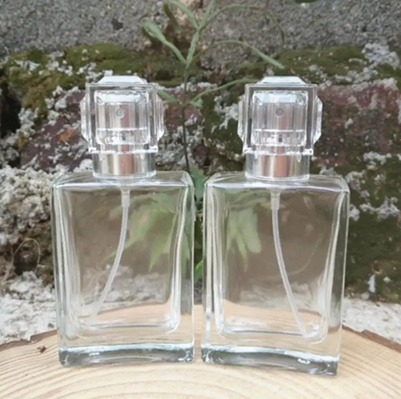 Wholesale 30ML clear square glass perfume bottle cosmetic dispensing nozzle spray bottles LX1054
Wholesale 30ML clear square glass perfume bottle cosmetic dispensing nozzle spray bottles LX1054