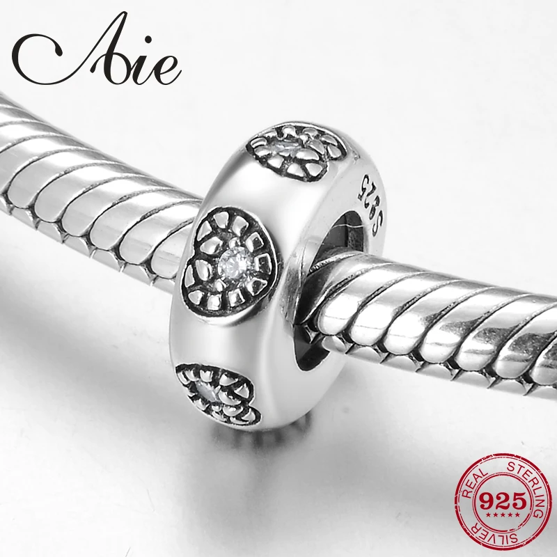 925 Sterling Silver Round shape clear CZ Charming spacer stopper beads Fit Original Pandora Charm Bracelet Jewelry 2019
925 Sterling Silver Round shape clear CZ Charming spacer stopper beads Fit Original Pandora Charm Bracelet Jewelry 2019