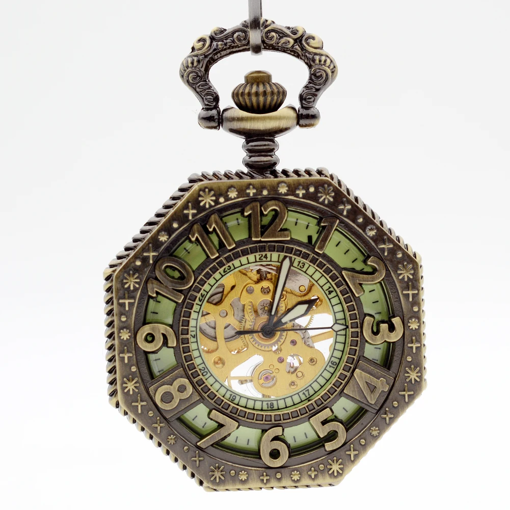 Skeleton Hand Wind Mechanical Pocket Watch With Box Bronze Hollow Clamshell Gears Noctilucent Dial Watch Gift
Skeleton Hand Wind Mechanical Pocket Watch With Box Bronze Hollow Clamshell Gears Noctilucent Dial Watch Gift