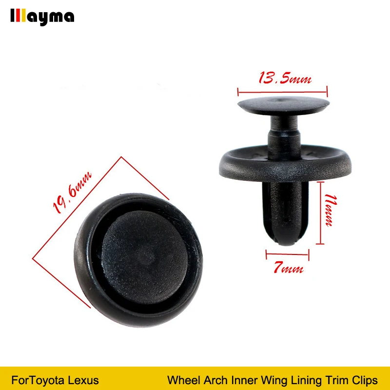 Plastics clips for Toyota Lexus Wheel Arch Inner Wing Lining Trim Clips 1set 10x 20x 50x 100x
Plastics clips for Toyota Lexus Wheel Arch Inner Wing Lining Trim Clips 1set 10x 20x 50x 100x