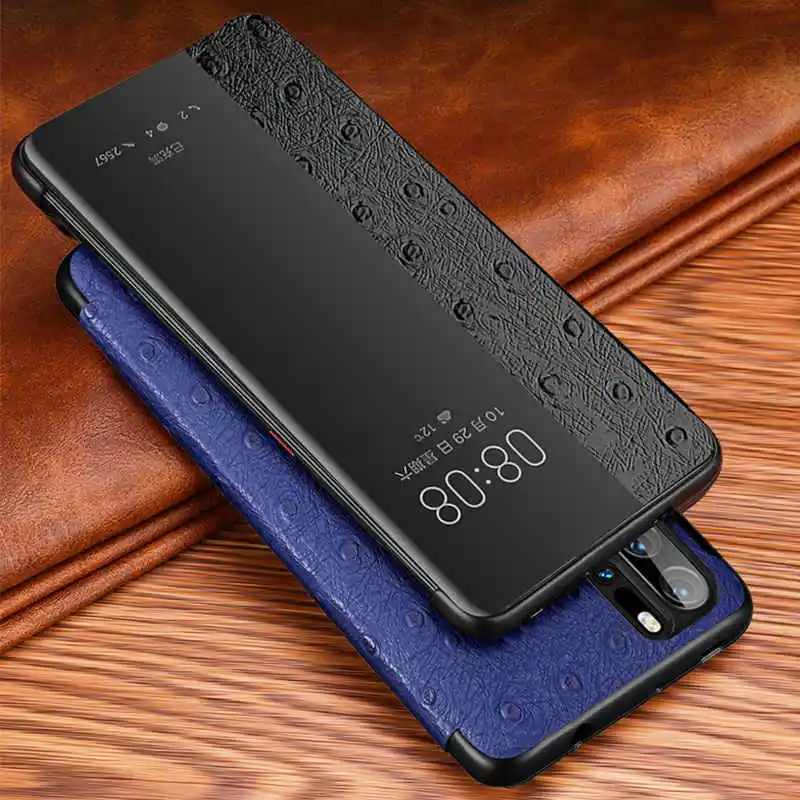 2019 Genuine Leather Case For Huawei P30 Pro Cover Intelligent Wakeup Window view Etui Coque For Huawei P30 P30Pro Case Fundas
2019 Genuine Leather Case For Huawei P30 Pro Cover Intelligent Wakeup Window view Etui Coque For Huawei P30 P30Pro Case Fundas