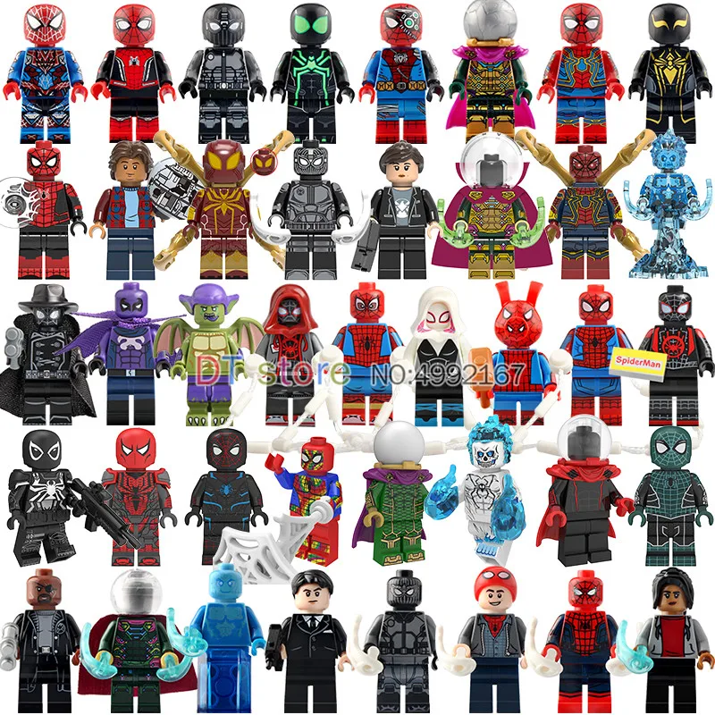 Spiderman Movie Far From Home Peter Parker Nick Fury Happy Hoga Figures Building Blocks For Children Education Toys BR256
Spiderman Movie Far From Home Peter Parker Nick Fury Happy Hoga Figures Building Blocks For Children Education Toys BR256