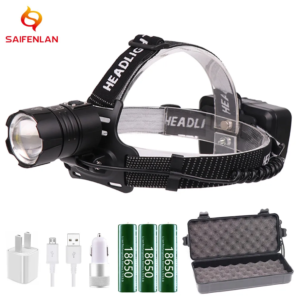 70000LM XHP70.2 ZOOM LED USB Headlamp Rechargeable 18650 Headlight Telescopic Zoom Fishing Light Outdoor 7800mah battery
70000LM XHP70.2 ZOOM LED USB Headlamp Rechargeable 18650 Headlight Telescopic Zoom Fishing Light Outdoor 7800mah battery