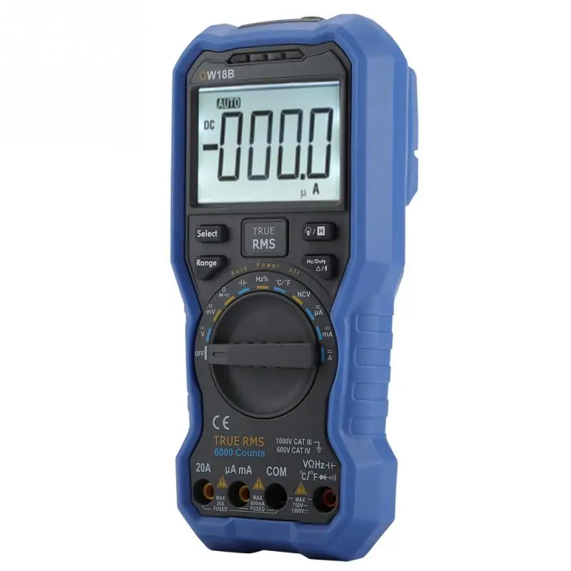 OW18B Bluetooth Digital Multimeter Data Logger Thermometer Kit Ammeter Voltmeter Ohm Meter Voltage Meter
OW18B Bluetooth Digital Multimeter Data Logger Thermometer Kit Ammeter Voltmeter Ohm Meter Voltage Meter