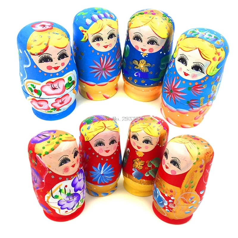 Hot 5Pcs/set New Dolls Wooden Russian Nesting Babushka Matryoshka Hand Painted Gift Toy
Hot 5Pcs/set New Dolls Wooden Russian Nesting Babushka Matryoshka Hand Painted Gift Toy