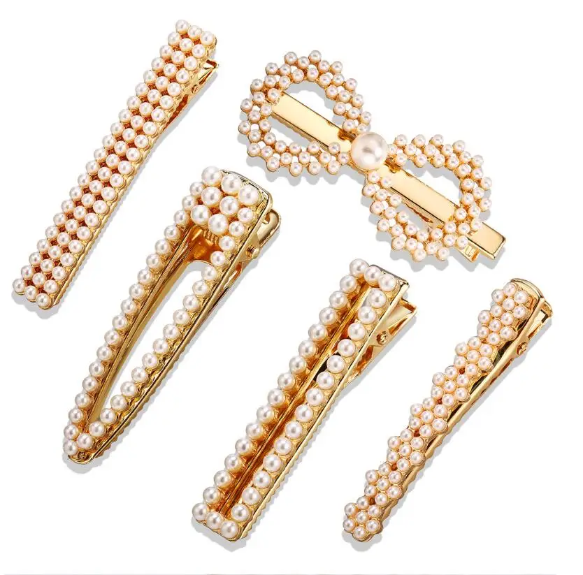 Korea Vintage Imitiation Pearl Hairpins Hair Clips for Women Girls Flower Shape Rhinestones Hair Accessories Long Barrettes
Korea Vintage Imitiation Pearl Hairpins Hair Clips for Women Girls Flower Shape Rhinestones Hair Accessories Long Barrettes