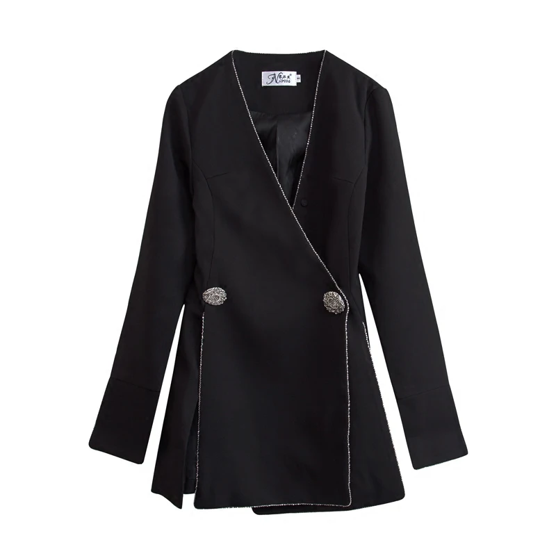 2019 spring new style wild fashion long section slim slimming small suit female blazer women casual suit tide
2019 spring new style wild fashion long section slim slimming small suit female blazer women casual suit tide